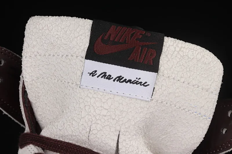 All categories Air Jordan Jordan series basketball shoes Air Jordan 1 High X version A Ma Maniere x Air Jordan 1 High OG AJ1 Joe 1 joint model snakeskin pattern high-top basketball shoes DO7097-100